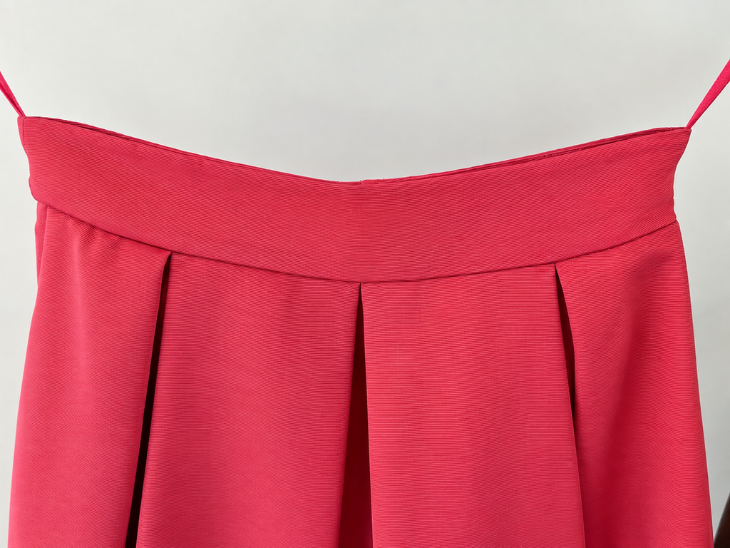 Eliza J fuchsia midi skirt (8; Retail $150)