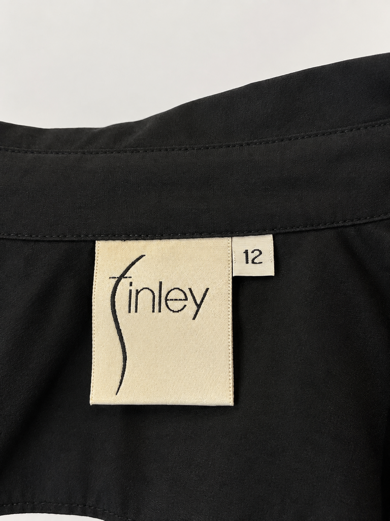Finley sleeveless black shirt dress (12)