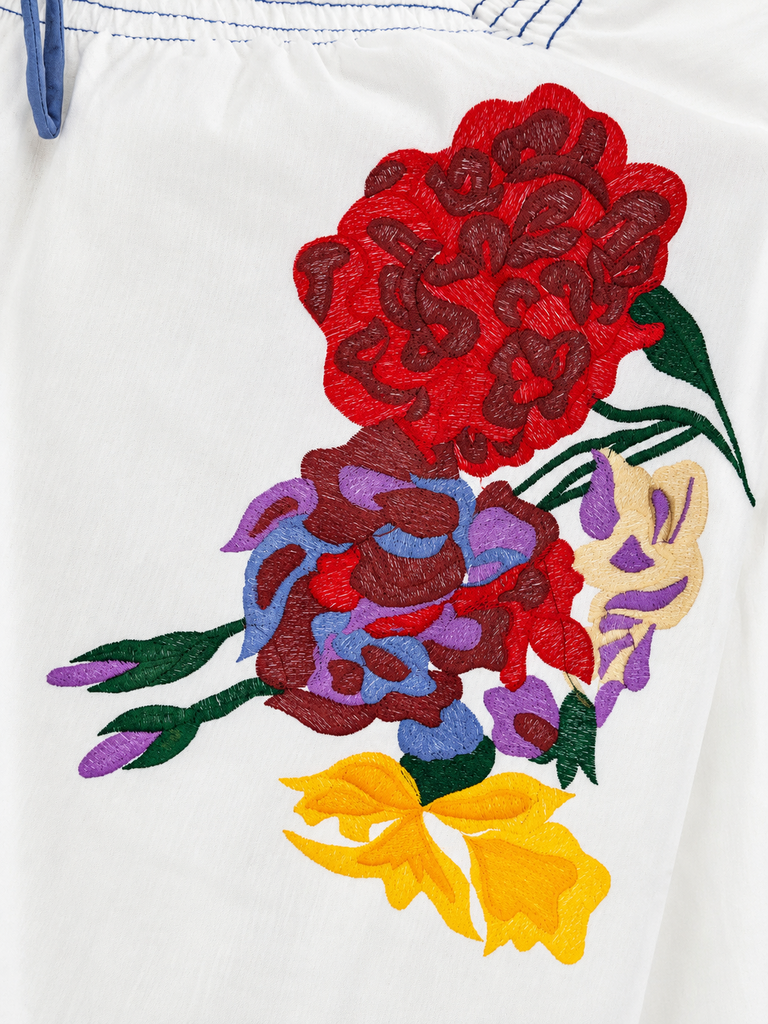 Anthropologie Floral Embroidered Blouse (Medium; Retail $128)