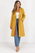 Sundance Floral Print Yellow Blazer (Large; Retail $249)