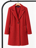 Apt 9 Red Herringbone Coat (XL)