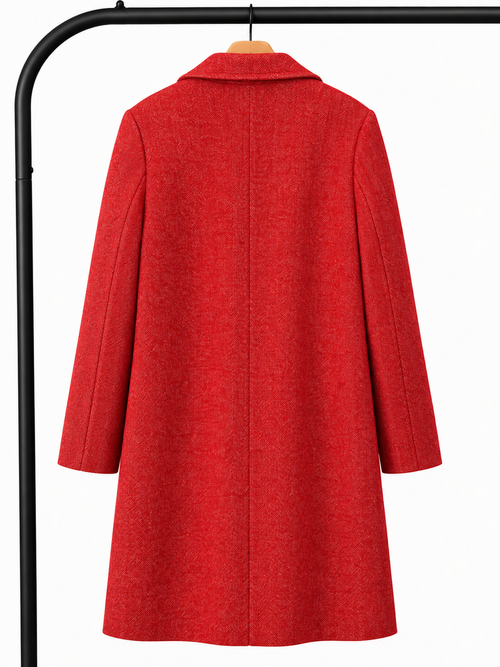 Apt 9 Red Herringbone Coat (XL)