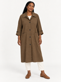 Zara Linen-Blend Trench Jacket
