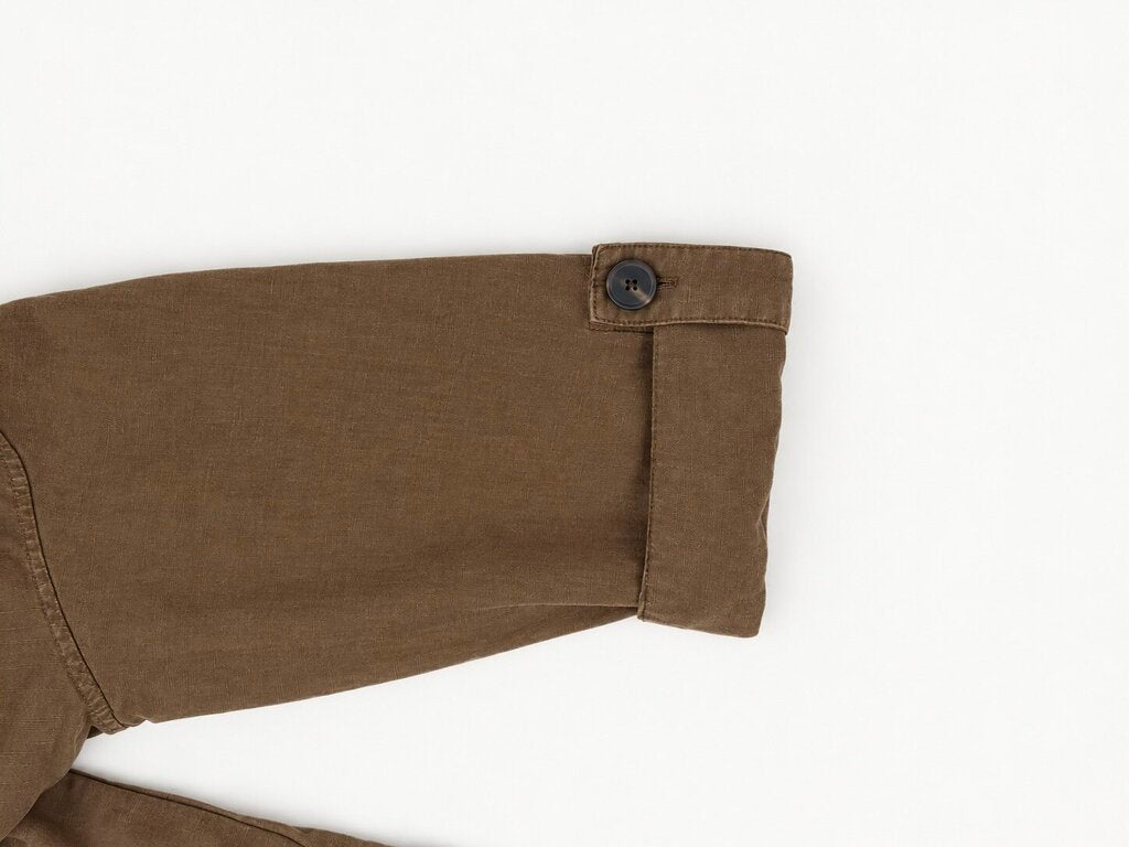 Zara Linen-Blend Trench Jacket