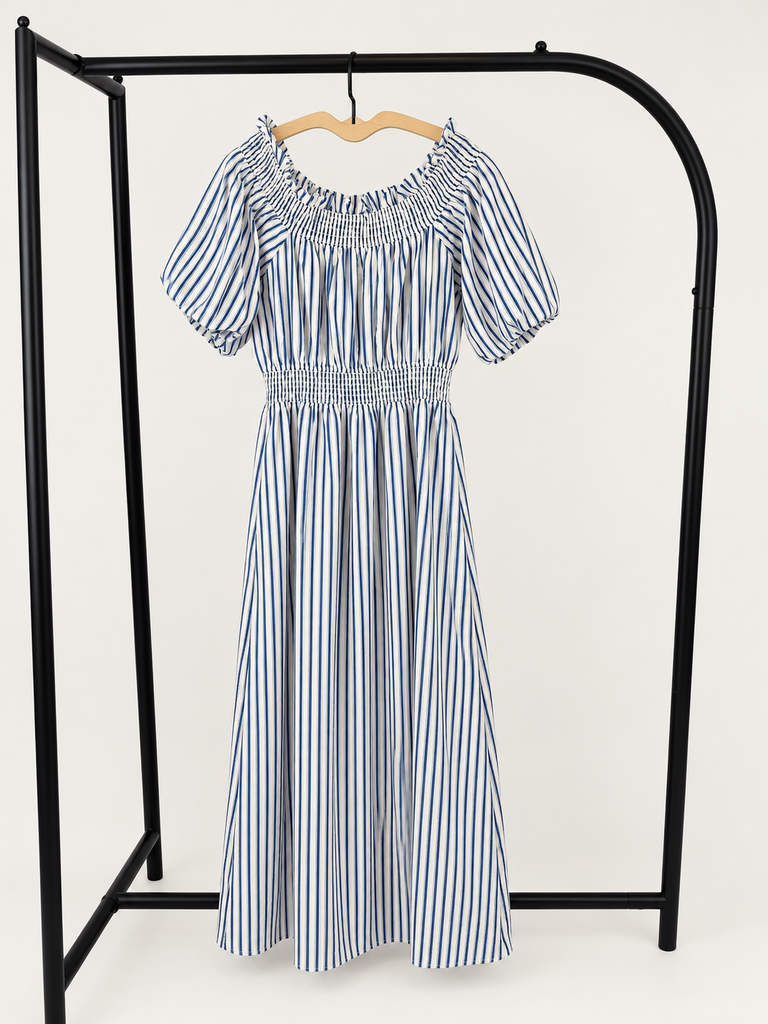 Sugarlips Maisy Striped Magna Town Midi Dress
