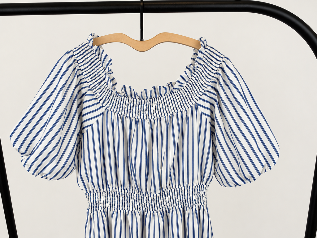 Sugarlips Maisy Striped Magna Town Midi Dress