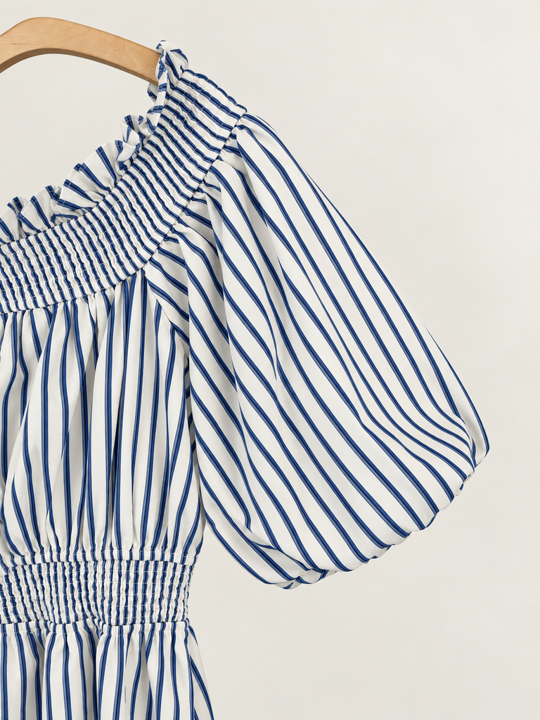 Sugarlips Maisy Striped Magna Town Midi Dress
