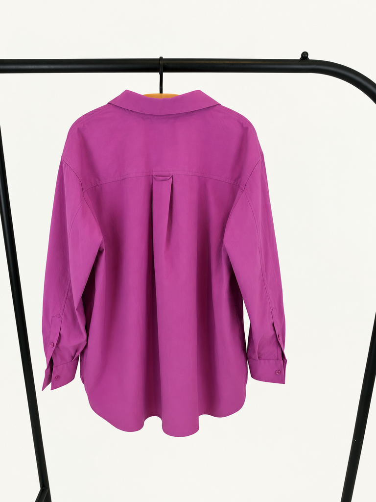 Athleta Oversized Performance Poplin Top