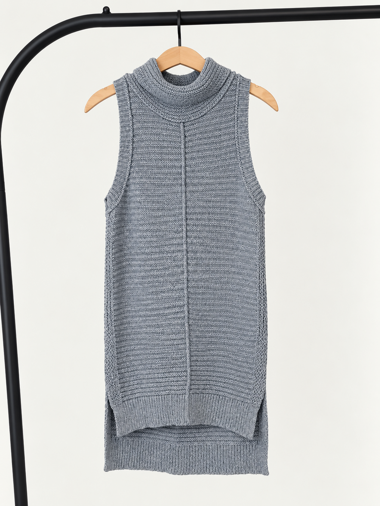 Pilcro Women's Sleeveless Cowl Neck Knit Top (Medium; Retail $120)