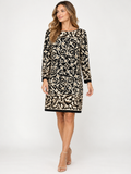 Nicole Miller Collection Black and Gold Floral Dress (Large; Retail $345)