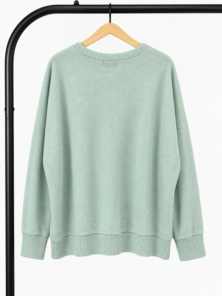 Mint Green Oversized Sweater (Large; Retail $45)