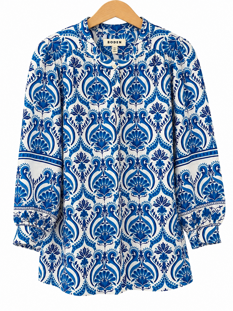 Boden Alicia Linen Top (14; Retail $190)